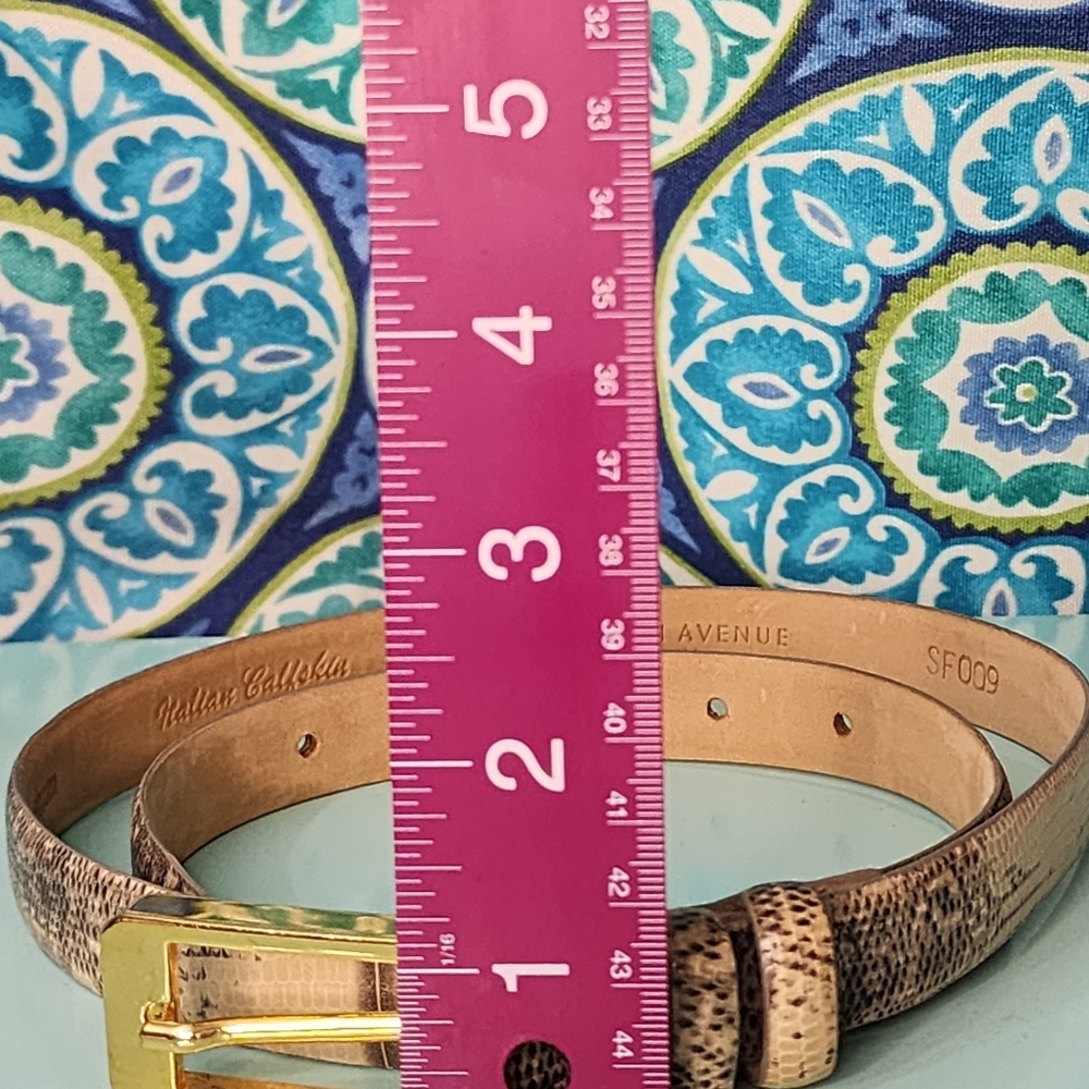 Saks Fifth Avenue Italian Calfskin Belt - Picture 7 of 7